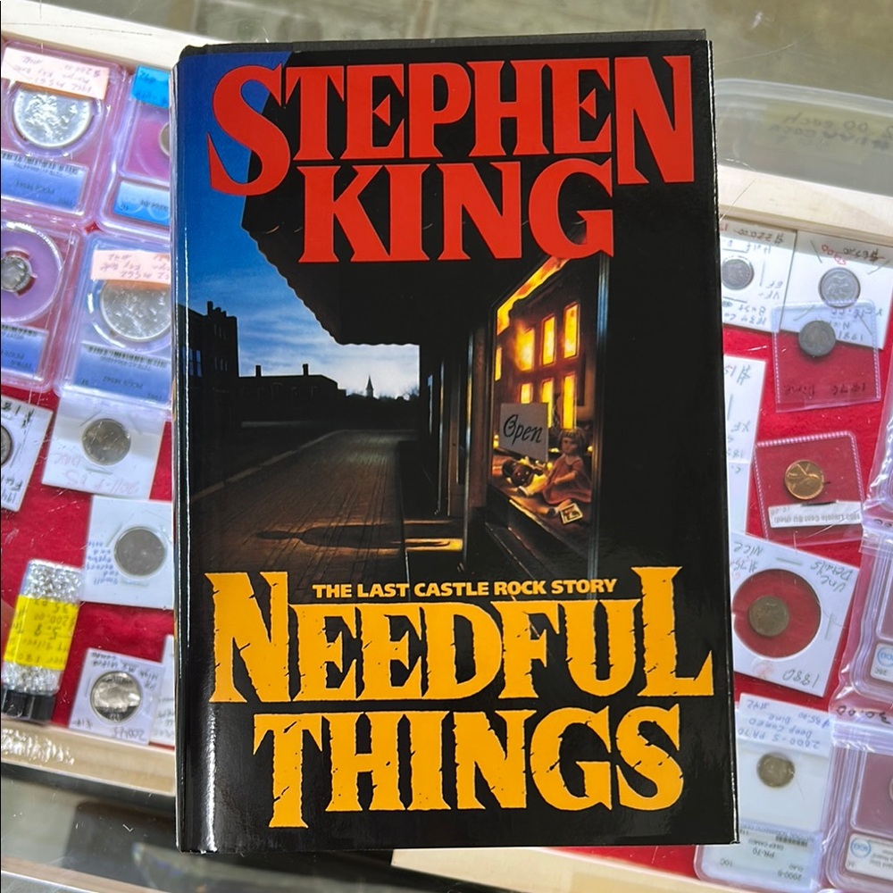 Stephen King 'Needful Things' Hardcover Book First Edition Printing